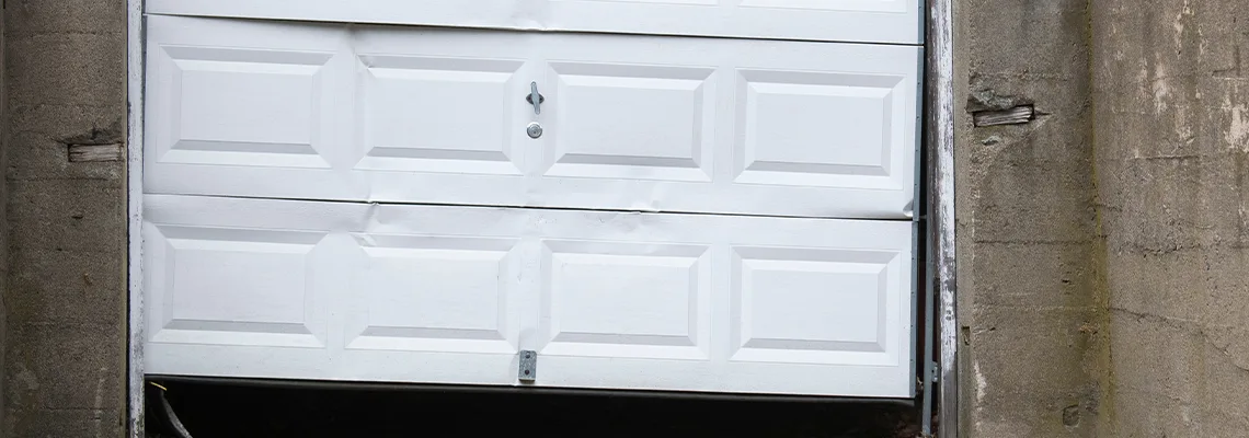 Garage Door Got Hit By A Car Dent Removal in Belvidere, IL